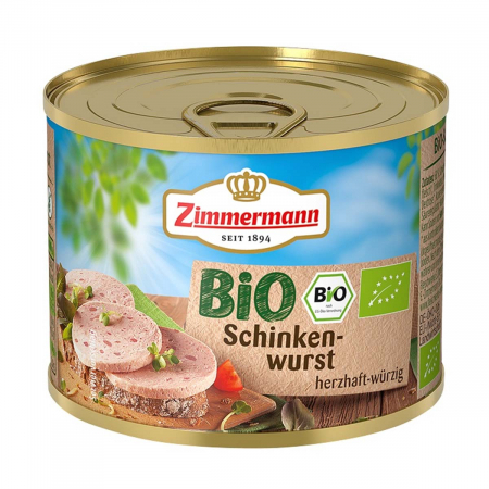 Conserve - Sunca presata 200 g Zimmermann Bio