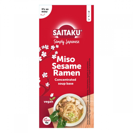 Ingrediente japoneze - Baza pentru Supa Miso Ramen cu susan 4x50gr Saitaku