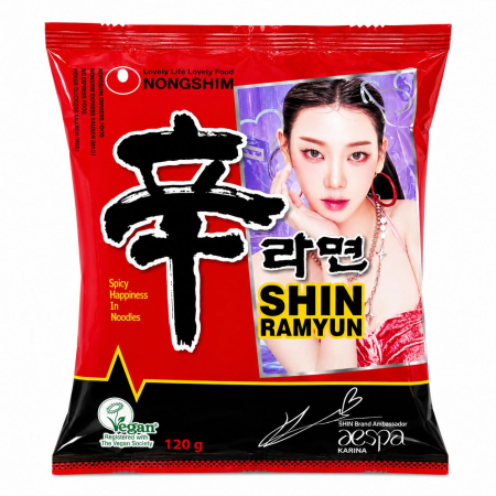 Supa taietei instant coreeni Shin Ramyun 120gr Nongshim - set 3 personaje K-Pop [3]