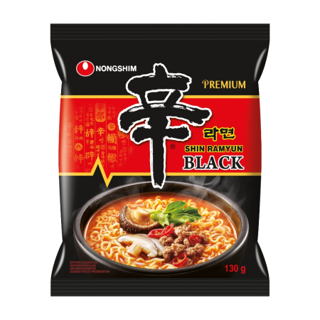 Taitei si noodles asiatici - Taitei instant Shin Ramyun Black 120 g Nongshim