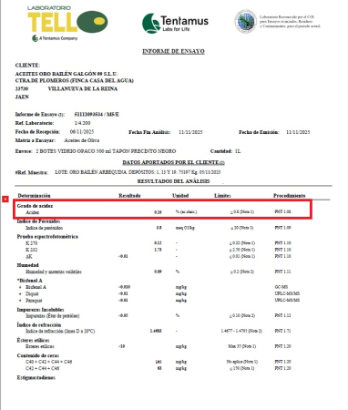 Ulei de masline extra virgin Arbequina 500ml Oro Bailen [1]
