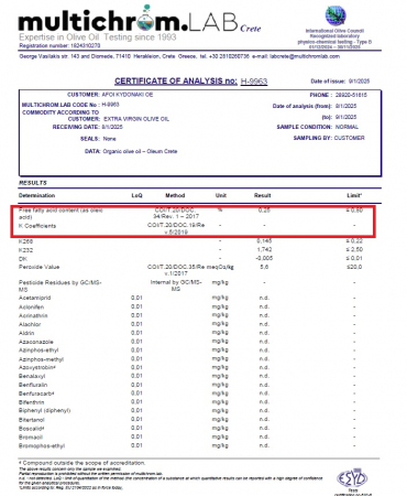 Ulei de masline extra virgin P.D.O Messara 5 L Kidonakis Bio [1]