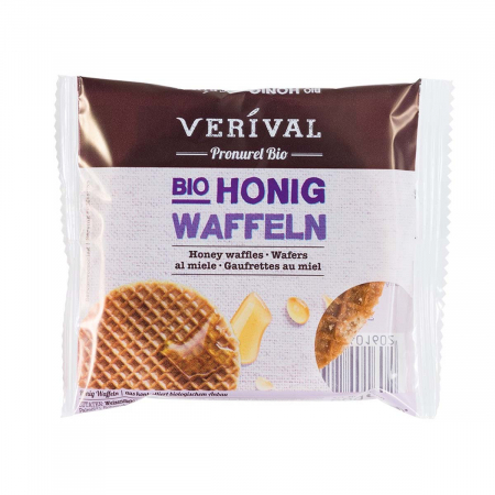 Snacksuri Bio - Vafe cu miere 60g Verival Bio