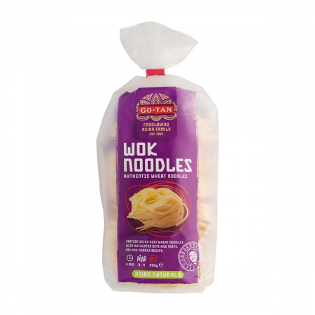 Noodles - Wok noodles 250gr Go-Tan