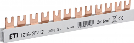 Cleme si accesorii - Busbar pentru sigurante bipolare (2P)