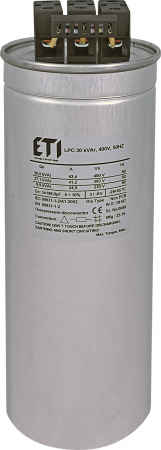 Compensarea puterii reactive - Condensator trifazic LPC 30 kVAr, 400V, 50Hz
