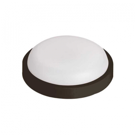 Corpuri de iluminat - Aplica LED Plus perete rotunda, rama neagra, 18W, 4000K lumina neutra, 1350lm, 220-240V, IP54, Eurolamp
