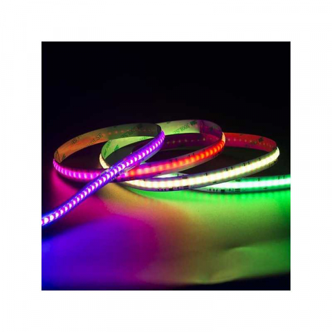 Banda LED si transformatoare - Banda LED COB PRO, 5M, 12W, 24V, PIXEL 540L/M, IP44, Eurolamp (rola 5m)