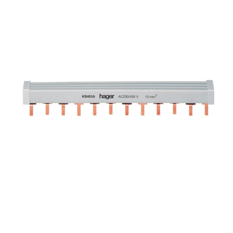 Cleme si accesorii - Bareta de conexiune tip furca, 2P, 63A, 10 mmp, 57 module, KDN263B