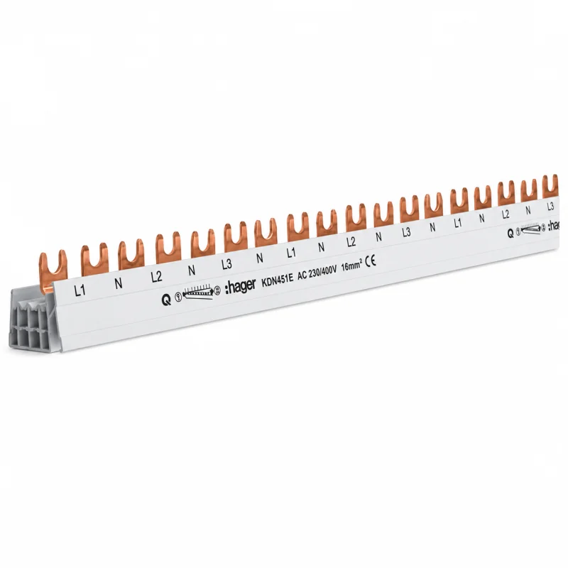 Cleme si accesorii - Bareta de conexiune tip furca, 3P+N, 16 mmp, 57 module, KDN451E