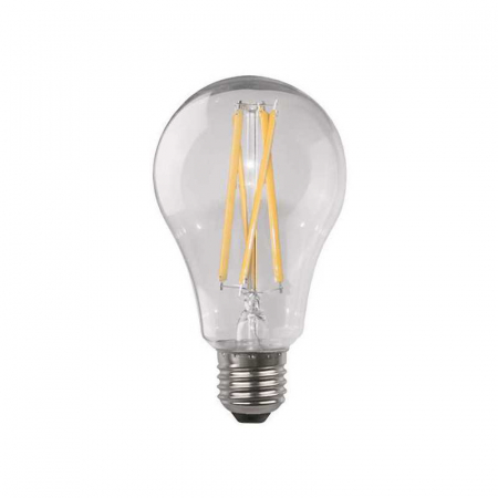 Iluminat - Bec cu filament LED A67 11W, E27, 3000K lumina calda, 1600lm, 220-240V, sticla clara, Eurolamp