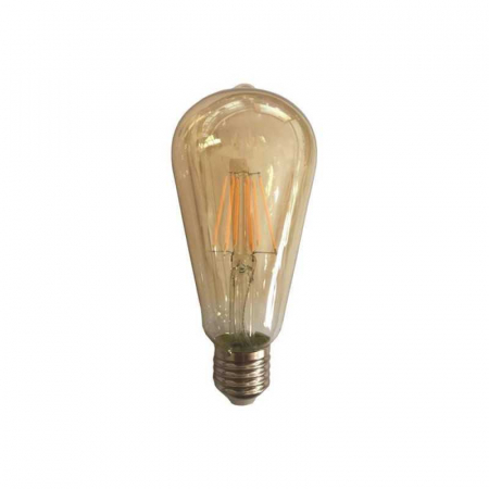 Iluminat - Bec LED dimabil tip avocado ST64 cu filament, 10W, E27, 2500K lumina calda, 1050lm, 220-240V, Eurolamp