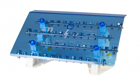 Cleme si accesorii - Bloc distribuție EDB-4-250A-S