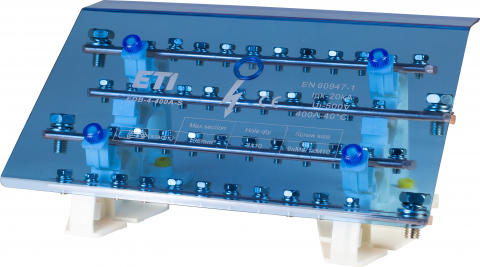 Cleme si accesorii - Bloc distribuție EDB-4-400A-S