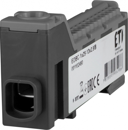 Cleme si accesorii - Bloc distribuție EDBC-1x25-13x2,5/B