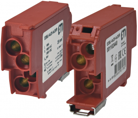 Cleme si accesorii - Bloc distribuție EDBJ-4x25-4x25/R