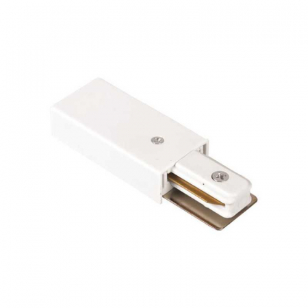 Iluminat pe sina magnetica - Capat alimentare sina magnetica alba, pentru seria 145-59000 si 145-59001, Eurolamp