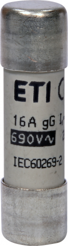Sigurante fuzibile tip C, dimensiune 14x51 - CH14x51 gG 16A/690V