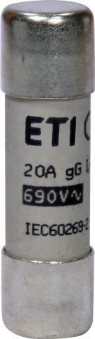 Sigurante fuzibile tip C, dimensiune 14x51 - CH14x51 gG 20A/690V