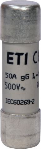 Sigurante fuzibile tip C, dimensiune 14x51 - CH14x51 gG 50A/500V