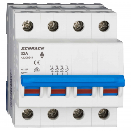 SV comutator modular de sarcină - Comutator principal modular 32A, 4-poli Serie AMPARO