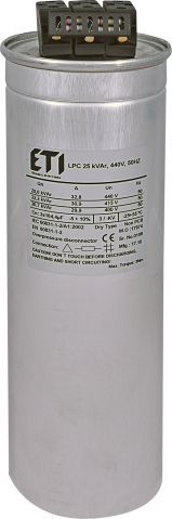 Compensarea puterii reactive - Condensator LPC 10 kVAr, 440V, 50Hz