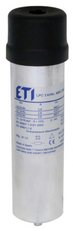 Compensarea puterii reactive - Condensator LPC 4 kVAr, 400V, 50Hz