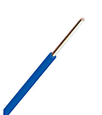 Cabluri electrice - Conductor cu izolaţie din PVC H07V-U 1,5mm² Cu albastru