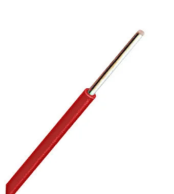 Cabluri electrice - Conductor cu izolaţie din PVC H07V-U 2,5mm²Cu roşu/100m