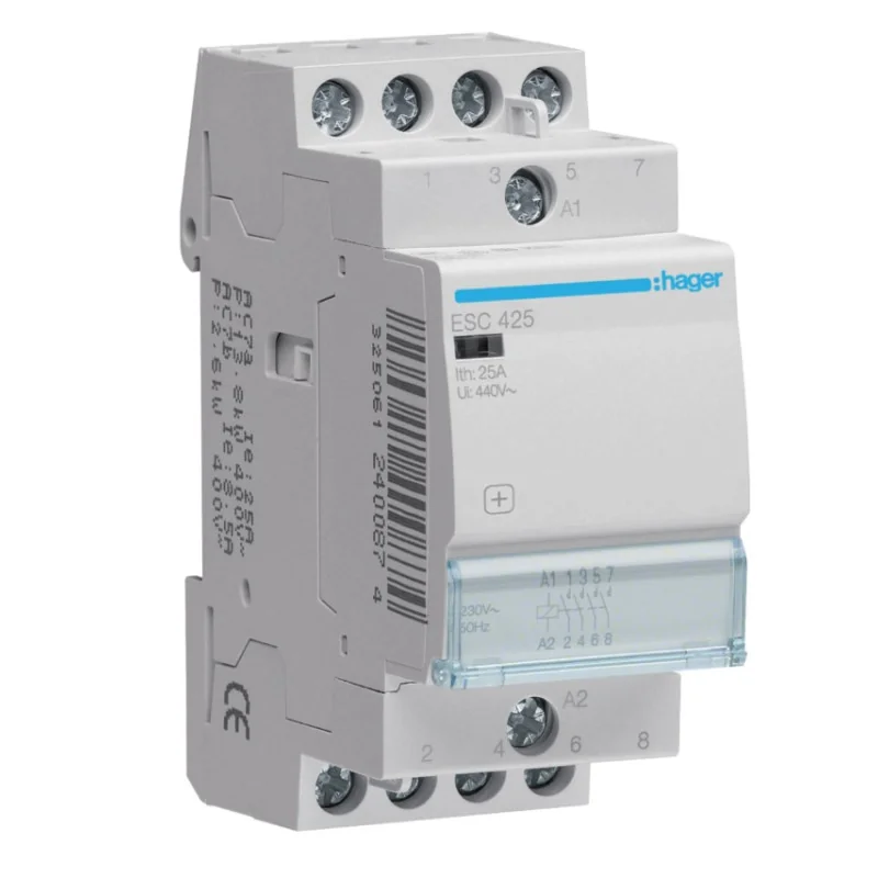 Contactoare modulare - Contactor 25A 4ND 230V, ESC425