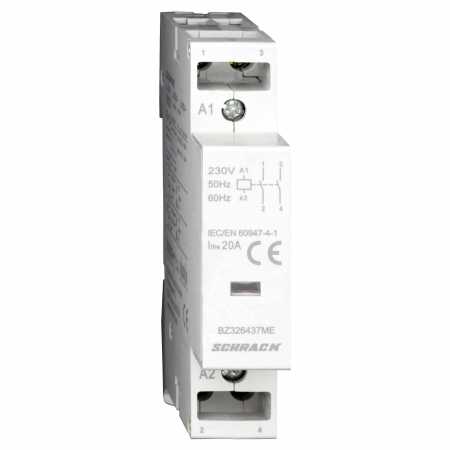 Contactoare modulare - Contactor modular (1UH) 20A, 2ND, 230Vca, seria AMPARO