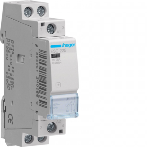 Relee si contactoare modulare - Contactor modular 25A 2ND 230V ESC225