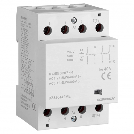 Relee si contactoare modulare - Contactor modular (3UH) 40A, 4 ND, 230Vca, seria AMPARO