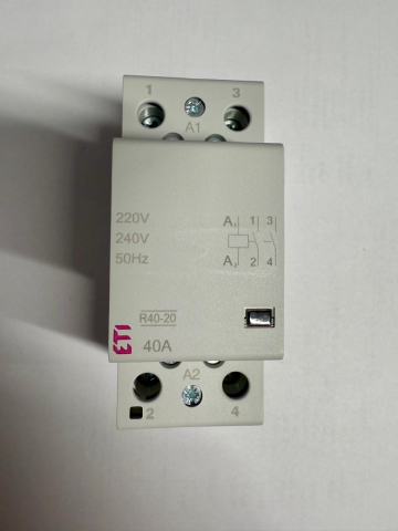 Relee si contactoare modulare - Contactor modular monofazat R40-20 230 V ETI