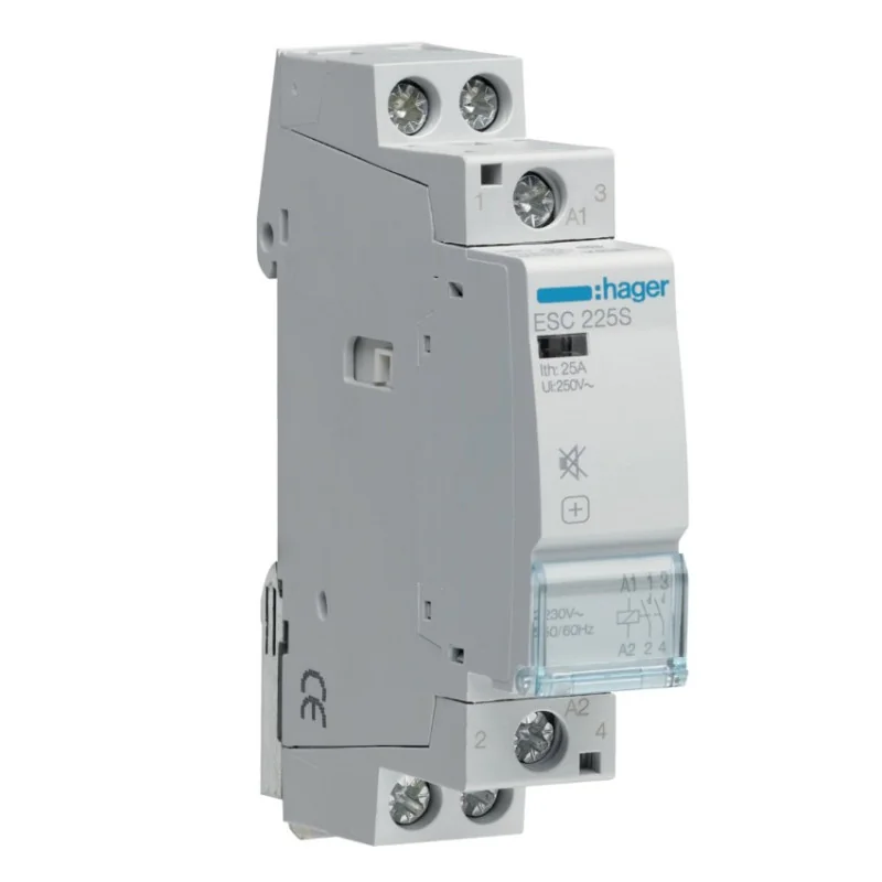 Contactoare modulare - Contactor modular silentios, 25A, 2ND, 230V, ESC225S