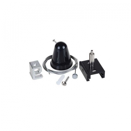 Iluminat - Fir de suspendare, negru, pentru corpuri de iluminat cu rozeta, 4P, 2M, Eurolamp