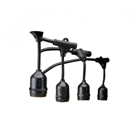 Corpuri de iluminat decorativ interior/exterior - Ghirlanda extensibila de exterior cu 20 dulii E27 - 10 metri, IP64, Eurolamp