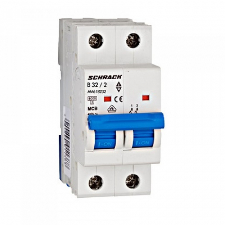MCB - Sigurante automate - Întreruptor automat modular (MCB) AMPARO 6kA, B 32A, 2-poli