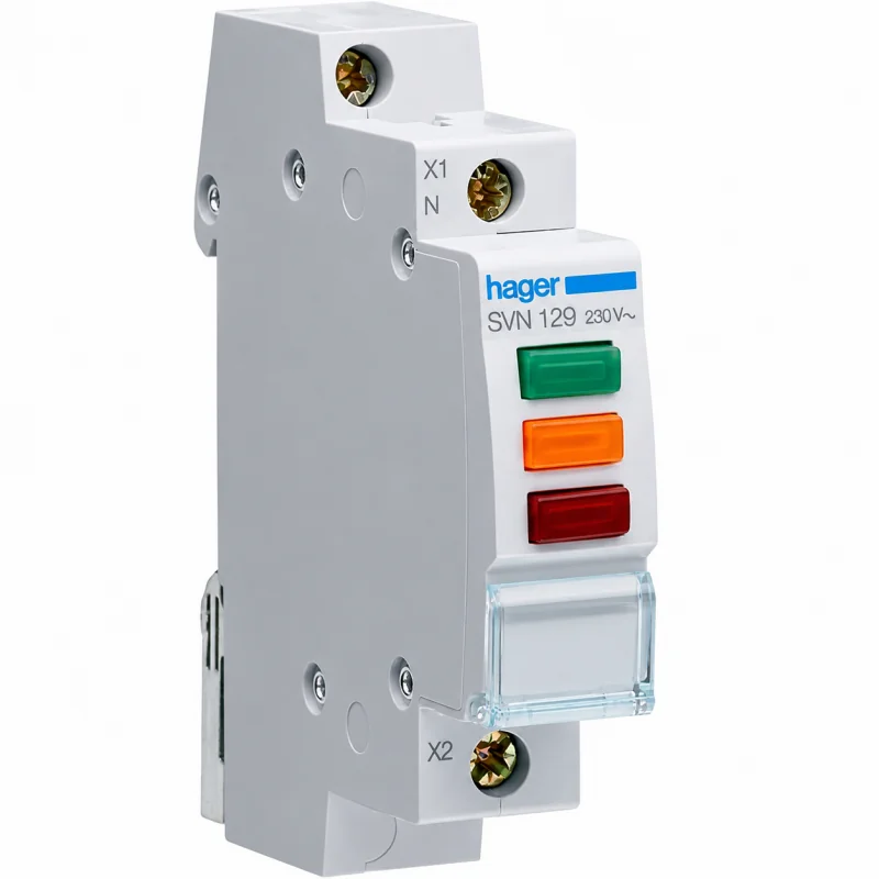 Cleme si accesorii - Lampa de semnalizare modulara, 230V, verde + rosu + portocaliu, SVN129