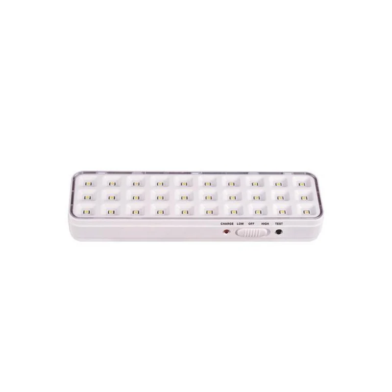 Surse de iluminat tehnic si accesorii - Lampa LED emergenta EXIT 30Led+ 3 folii, 2W, 7500k lumina rece, autonomie 3-4 ore, 85-265V, 202x55x28mm, IP20, Eurolamp