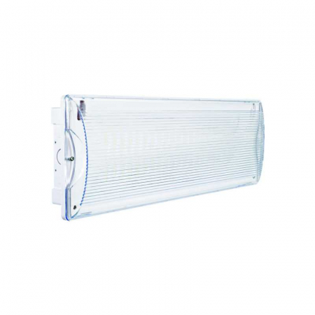 Iluminat - Lampa LED emergenta EXIT 40Led+3 folii, 4W, 7500K lumina rece, 300lm, autonomie 1.5 ore, 220-240V, 355x135x55mm, IP65, Eurolamp