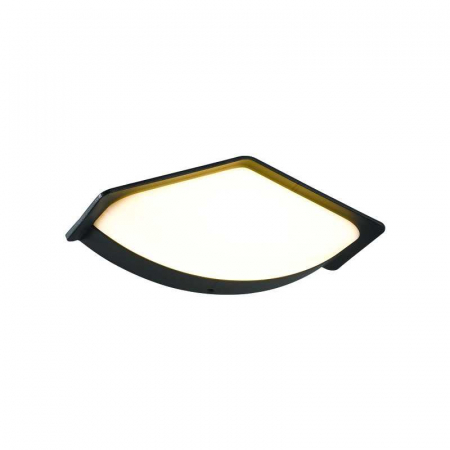 Corpuri de iluminat decorativ interior/exterior - Lampa LED PRO OVAL BLACK, 7W, 3000K lumina calda, 595lm, 220-240V, 233x77x90mm, IP54, Eurolamp