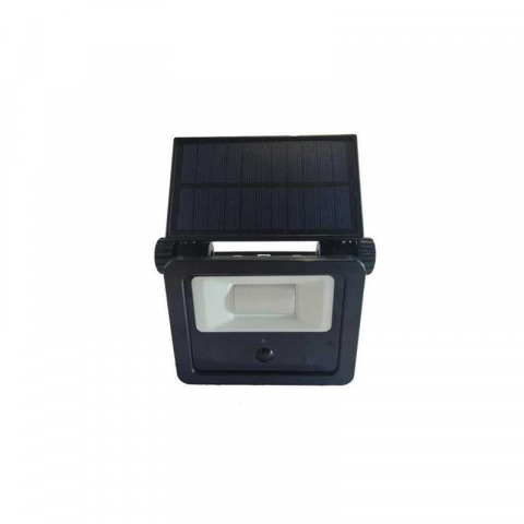 Iluminat - Lampa PLUS cu panou solar + senzor de miscarel 8W, 850lm, 3CCT, IP54, Eurolamp