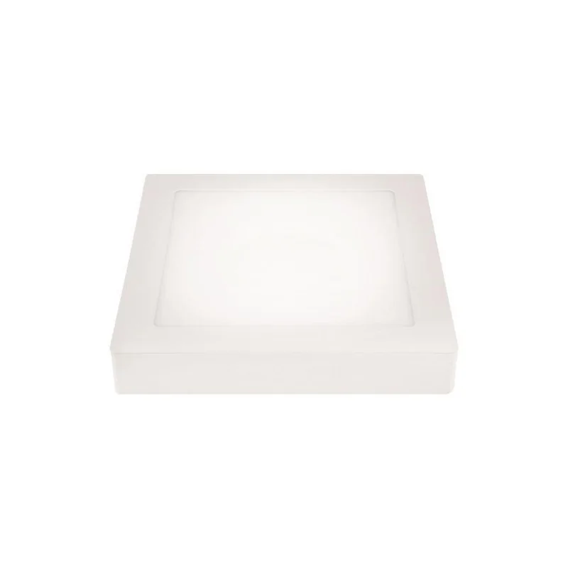 Paneluri LED - Panel LED PLUS slim patrat aplicat, 12W, 6500K lumina rece, 1080lm, 170x170mm, 85-265V, IP44, Eurolamp