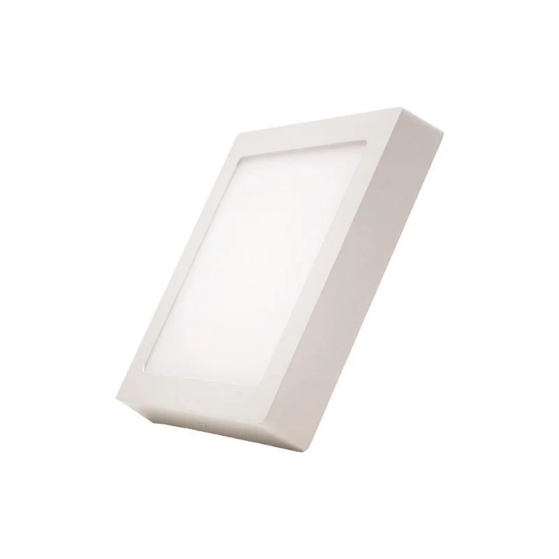 Paneluri LED - Panel LED PLUS slim patrat aplicat, 20W, 6500K lumina rece, 1800lm, 225x225mm, 85-265V, IP44, Eurolamp