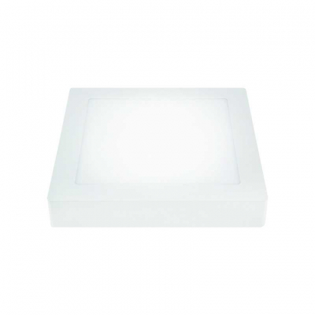 Surse de iluminat tehnic si accesorii - Panel LED PLUS slim patrat aplicat, 6W, 6500K lumina rece, 540 lm, 120x120mm, 85-265V, IP44 Eurolamp