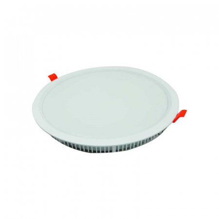 Surse de iluminat tehnic si accesorii - Panel LED PLUS slim rotund incastrat, 40W, 6500K lumina rece, 4120lm, Ø225, 85-265V, IP44, Eurolamp
