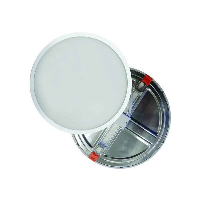 Paneluri LED - Panel LED PLUS slim rotund incastrat cu prindere reglabila, 20W, 3000K lumina calda, 1900lm, Ø50-210mm, 85-265V, IP20, Eurolamp