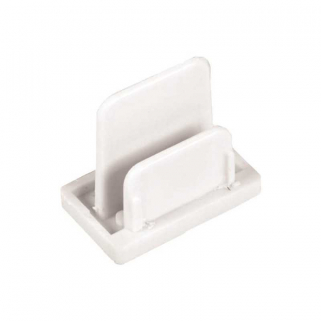 Iluminat pe sina magnetica - Piesa de capat pt sina magnetica aparenta monofazata 145-59000 si 145-59001, 2 linii, alba, Eurolamp