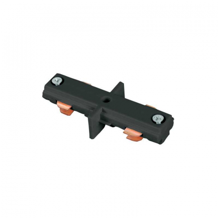 Iluminat pe sina magnetica - Piesa imbinare dreapta pentru sina magnetica, neagra, IP20, Eurolamp